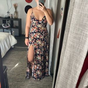 Lulu’s long floral dress